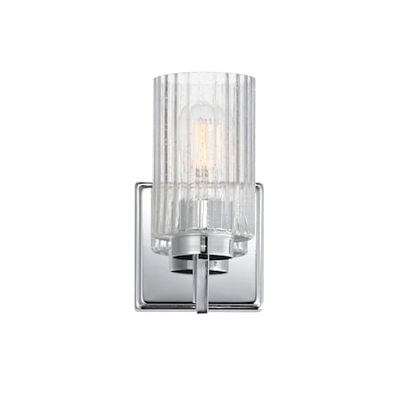 Maxim Lighting Rigata 1-Light Wall Sconce, Polished Nickel 21371CRPN
